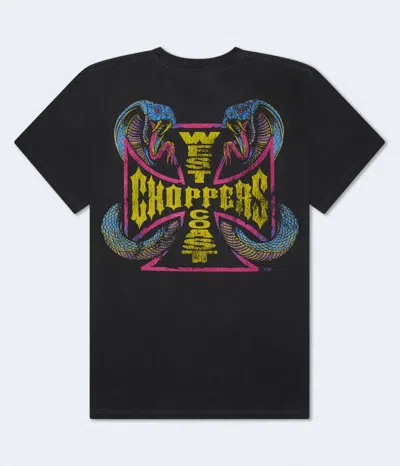 Aéropostale West Coast Choppers Snakes Relaxed Graphic Tee In Multi