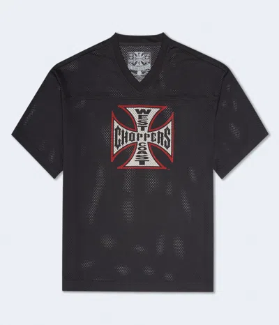 Aéropostale West Coast Choppers V-neck Jersey In Black