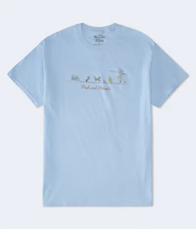 Aéropostale Winnie The Pooh And Friends Relaxed Graphic Tee In Blue