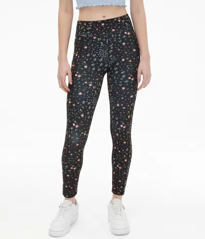 Aéropostale Women's Floral Flex High-rise Pocket Leggings In Multi