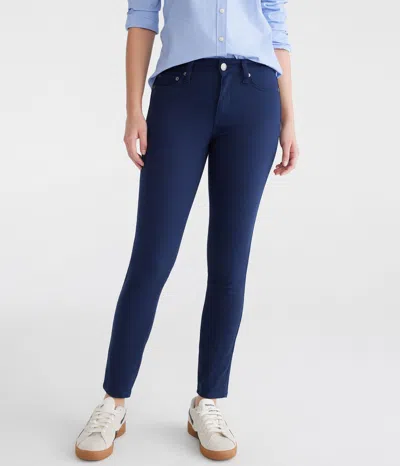 Aéropostale Women's Seriously Stretchy High-waisted Solid Uniform Jegging*** Blue In Multi