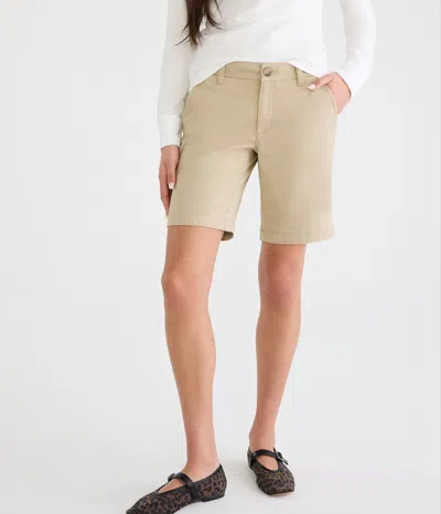 Aéropostale Women's Solid Uniform Bermuda Shorts*** Black In Neutral
