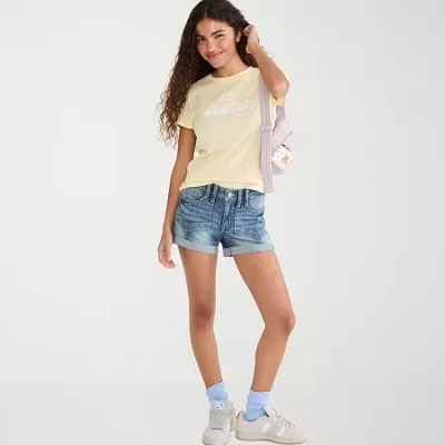 Aéropostale Womens Juniors Crew Neck Short Sleeve Regular Fit Graphic T-shirt In Neutral