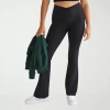 Aéropostale Womens Juniors Flare High Rise Pull-on Pant In Black