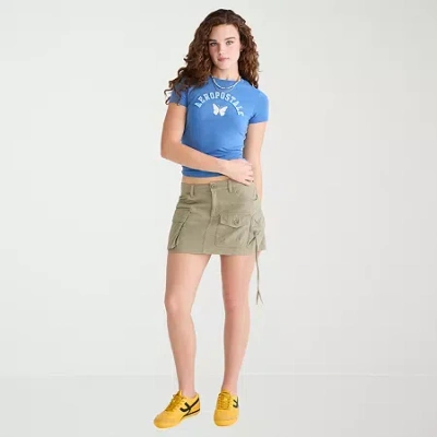 Aéropostale Womens Juniors Graphic T-shirt In Blue