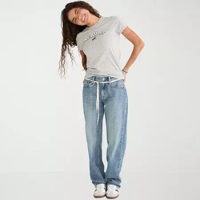 Aéropostale Womens Juniors Graphic T-shirt In Gray