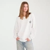 Aéropostale Womens Juniors Long Sleeve Sweatshirt In White