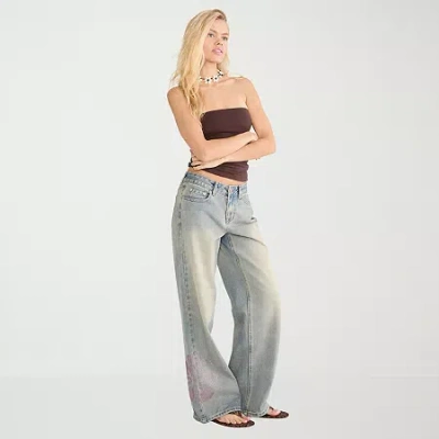 Aéropostale Womens Juniors Loose Fit Jean In Blue