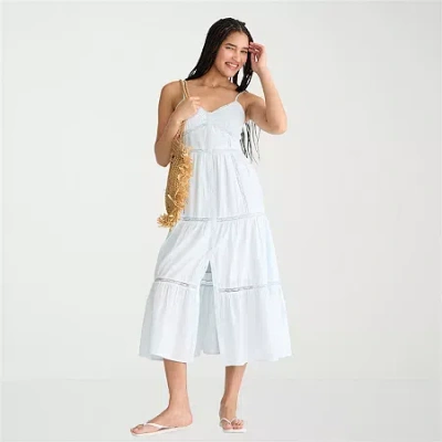 Aéropostale Womens Juniors Maxi Dress In White