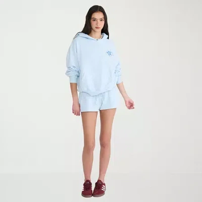 Aéropostale Womens Juniors Pull-on Short In Blue