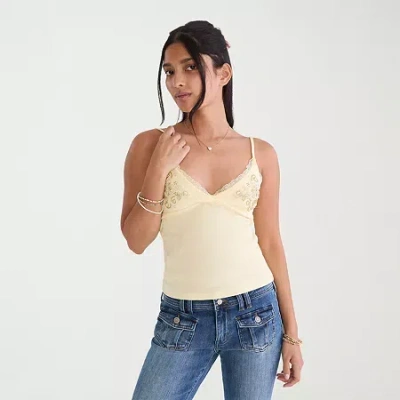 Aéropostale Womens Juniors Sleeveless Camisole In Yellow