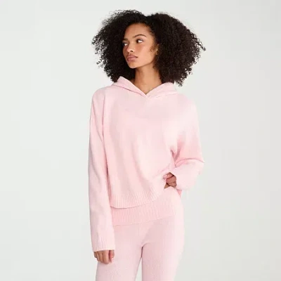 Aéropostale Womens Long Sleeve Zipper Hoodie In Pink