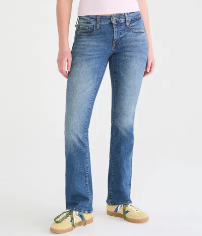 Aéropostale Womens Mid-rise Bootcut Jean In Blue