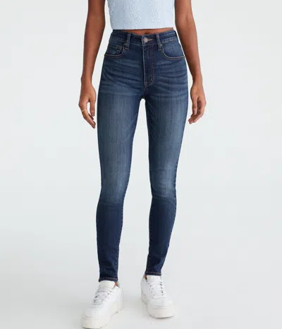 Aéropostale Womens Premium Seriously Stretchy High-rise Jegging In Blue
