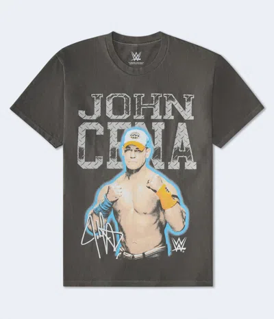 Aéropostale Wwe John Cena You Can't See Me Relaxed Graphic Tee In Gray