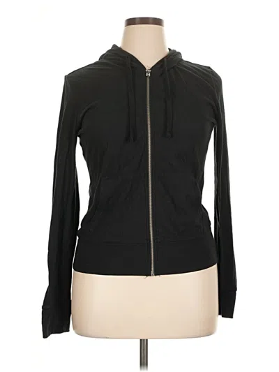 Pre-owned Aéropostale Zip Up Hoodie In Black