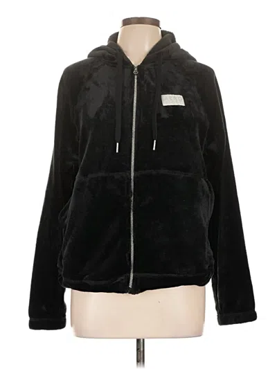 Pre-owned Aéropostale Zip Up Hoodie In Black
