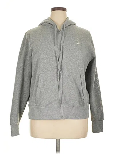 Pre-owned Aéropostale Zip Up Hoodie In Gray