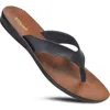 Aerosoft Capri Comfortable Flip-flop In Black