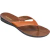 Aerosoft Capri Comfortable Flip-flop In Brown