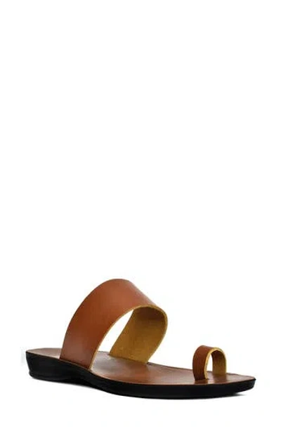 Aerosoft Viewl Vintage Arch Toe Loop Sandal In Brown