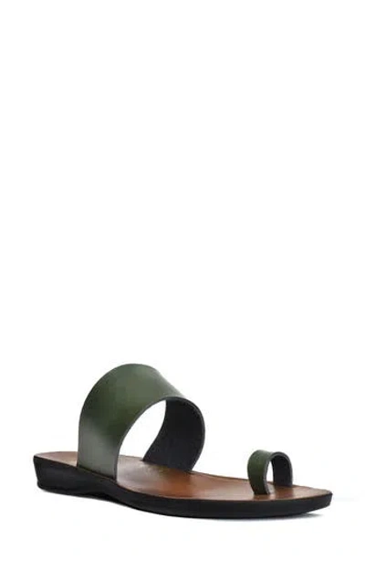 Aerosoft Viewl Vintage Arch Toe Loop Sandal In Green