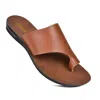 Aerosoft Women's Daffodil Bunion Sandals In Soft Brown In Multi