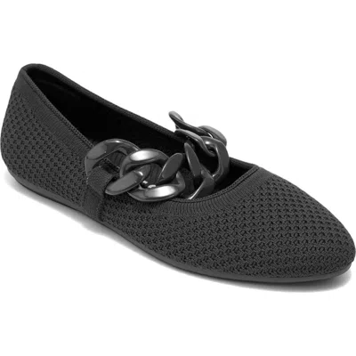 Aerosoles Alanisette Knit Flat In Black