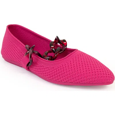 Aerosoles Alanisette Knit Flat In Pink
