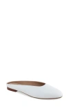 Aerosoles Amara Mule In Bright White Shiny Leather