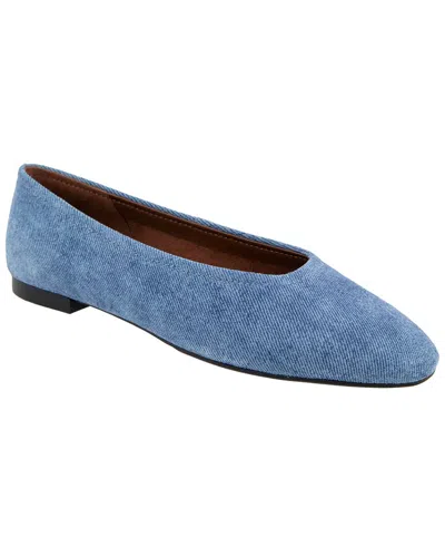Aerosoles Amelie Leather Flat In Blue