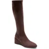 Aerosoles Angela Wedge Boot In Java Faux Suede