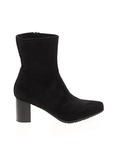 Pre-owned Aerosoles Ankle Boots In Black