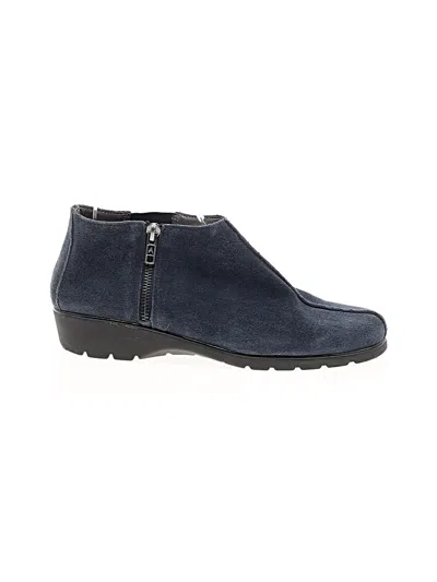 Pre-owned Aerosoles Ankle Boots In Blue