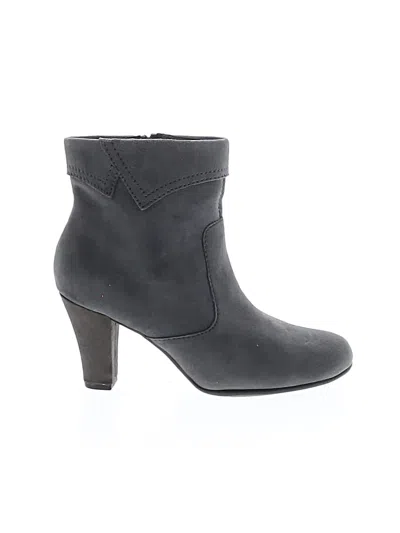 Pre-owned Aerosoles Ankle Boots In Gray