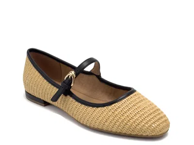 Aerosoles Annette Mary Jane Flat In Metallic