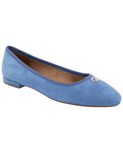Aerosoles Arena Suede Flat In Blue