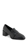 Aerosoles Arnett Penny Pump In Black Smooth Faux