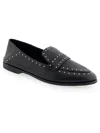 AEROSOLES BEATRIX WOMENS LEATHER STUDDED LOAFERS