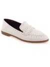 Aerosoles Beatrix Casual-loafer In Eggnog Leather