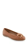 Aerosoles Women's Bentley Buckle Flats In Tan