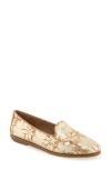 Aerosoles Betunia Smoking Slipper In Natural/gold Metallic
