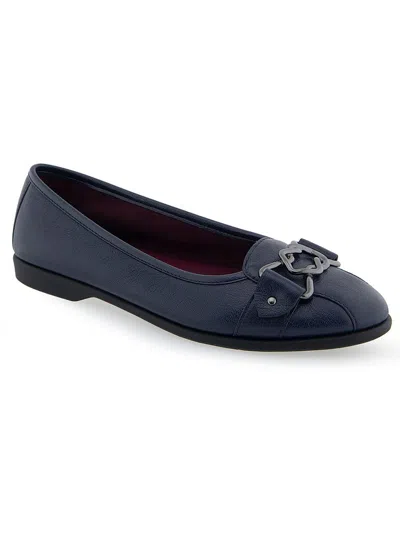 Aerosoles Bia Casual-flat In Navy Leather