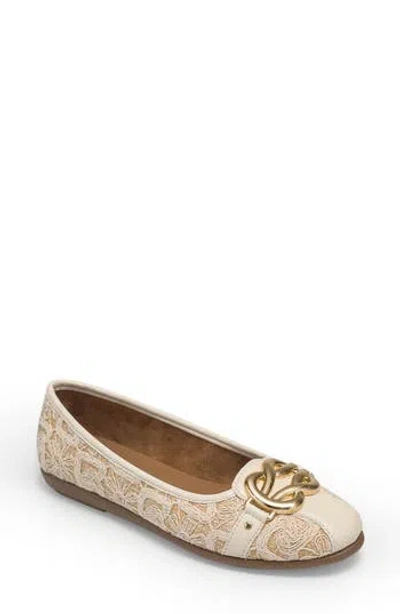 Aerosoles Big Bet Ballet Flat In Animal Print
