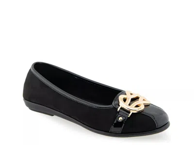 Aerosoles Big Bet Ballet Flat In Black