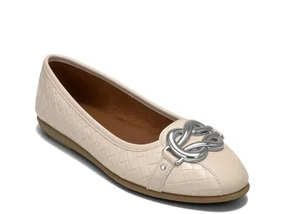 Aerosoles Bigbet Ballet Flat In Neutral