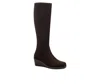 Aerosoles Binocular Boots Women's Us 8 Brown Black Knee-high Wedge Heel Khd1234