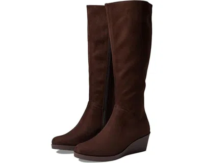 Aerosoles Binocular Tall Boots Womens Brown Faux Suede Knee High Jobb605
