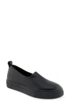 Aerosoles Blakely Hidden Wedge Flatform Sneaker In Black Stretch