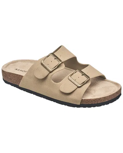 Aerosoles Blanc Suede Sandal In Grey